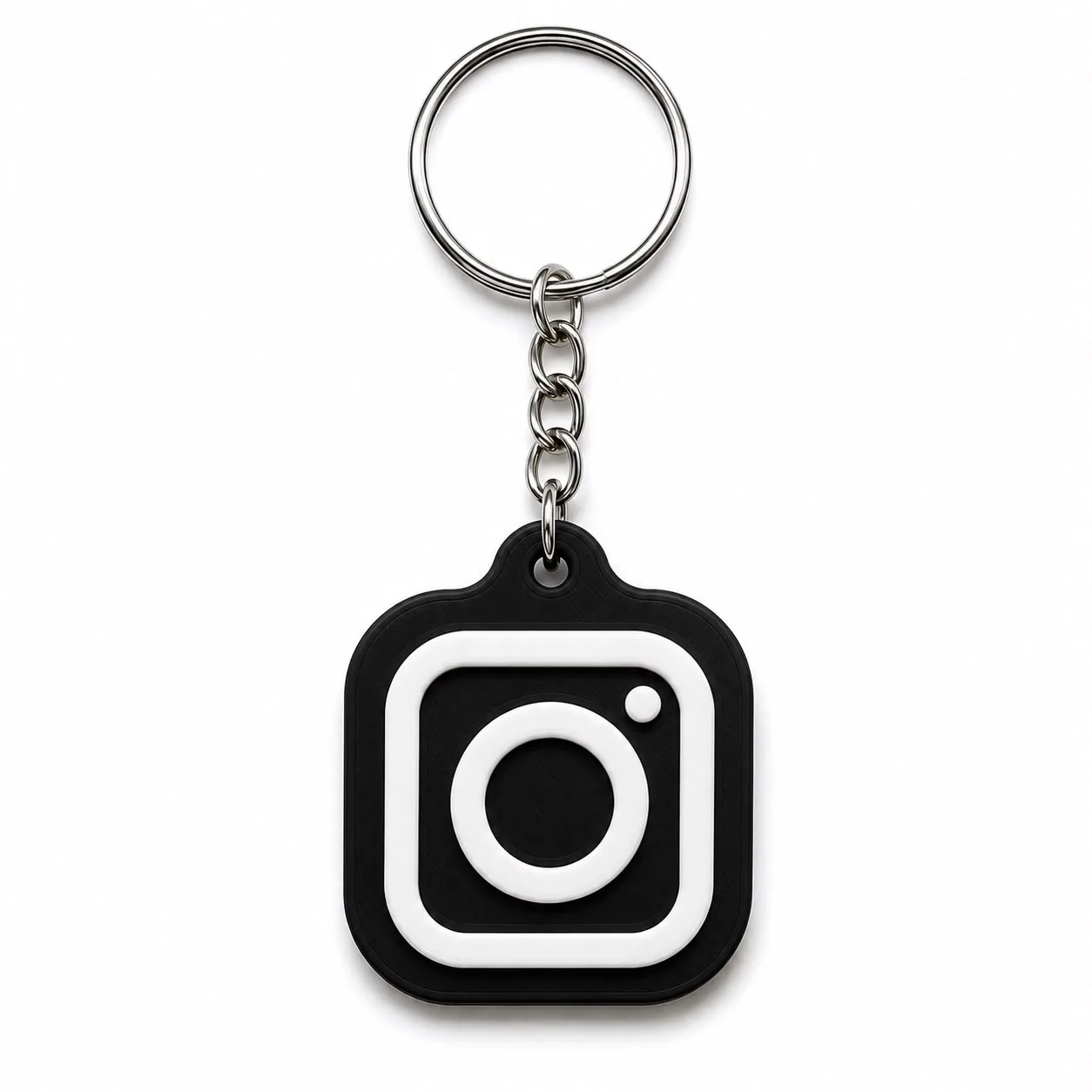 NFC-Enabled Instagram Logo Keychain | Premium Dual Color Key Ring